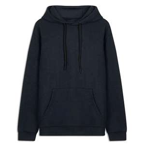 Sweat-shirt à capuche unisexe ample en molleton de coton épais avec logo personnalisé, style streetwear, coupe décontractée et poche - Product Image 1