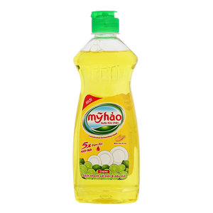 My Hao 5X Jabón Lavavajillas de Hierba Limón 390g elimina la grasa difícil de limpiar de forma efectiva, dejando los platos frescos y limpios. - Product Image 1
