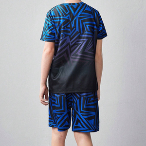 เสื้อฟุตบอลแบบ sublimated 24/25 ตาข่าย ระบายอากาศได้ดี ผลิตจากโพลีเอสเตอร์ 100% พร้อมสกรีนชื่อทีมและหมายเลขตามสั่ง - Product Image 2