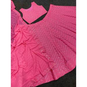 Lehenga choli ปักที่สวยงามของผู้หญิงสำหรับงานปาร์ตี้ที่มีลำดับ - Product Image 6