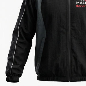 Veste imperméable à capuche pour homme OEM, style urbain décontracté, qualité Europe-Amérique, coupe-vent - Product Image 2