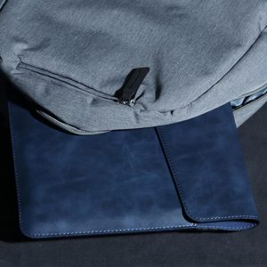 Funda para Portátil OEM de Cuero Genuino, Funda Protectora Suave Personalizada, Funda de Alta Calidad para Hombres y Mujeres, Funda para Computadora al por Mayor - Product Image 4