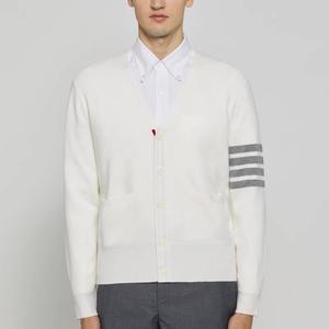 High Quality New Arrival Winter Men's Wool-Lined Customizable V-neck <b>Cardigan</b> <b>Sweater</b> Breathable Anti-Wrinkle Quick Dry Knit - Product Image 3