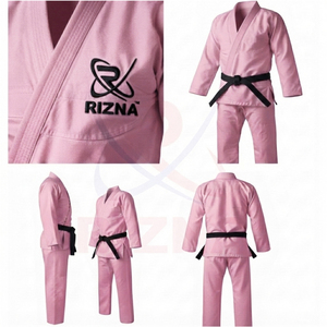 Uniformes de karaté unisexes OEM, 240g, coton et polyester, légers, respirants, coupe-vent, antibactériens, écologiques, durables, de haute qualité - Product Image 5