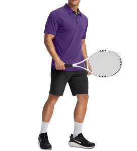 Camiseta de Golf Deportiva para Hombre, Personalizada con su Propio Logotipo, Manga Corta, Cuello Solapa, Tejido de Punto, 100% Algodón, Impresión Digital, Antiarrugas, Secado Rápido - Product Image 5