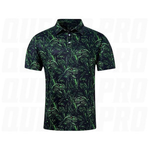 เสื้อโปโลกอล์ฟแบบกำหนดเอง แห้งเร็ว แขนสั้น ยูนิเซ็กซ์ พิมพ์ลายดิจิทัล ระบายความชื้น นุ่ม ระบายอากาศได้ดี ผ้าสเตรช สำหรับกีฬากอล์ฟ - Product Image 2
