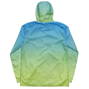 Vestes coupe-vent personnalisées imprimées par sublimation, respirantes, fermeture éclair, 100% polyester, vestes d'extérieur - Product Image 2
