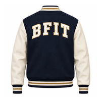 Vestes de baseball brodées pour hommes, très demandées, col montant personnalisé, rembourrage en coton, design sur mesure