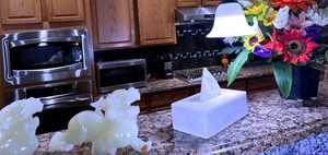 Elegant <b>Marble</b> Napkin Tissue Holder by NEHA ENTERPRISES Handmade Decorative Tissue Box for Modern <b>Table</b> Decoration - Product Image 5