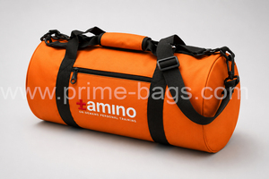 Prime <b>Bags</b> Nylon Weekend <b>Overnight</b> Travel Fitness Gym Duffle Sport <b>Bag</b> Adjustable Strap Logo Shoe Compartment Zipper Closure - Product Image 3