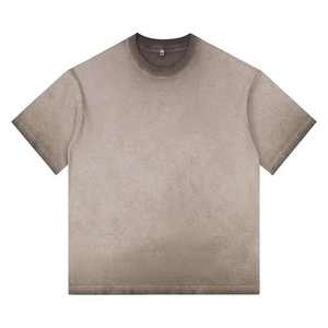 Camiseta Oversize de Algodón 100% para Hombre, Estilo Vintage con Lavado Ácido, Hombros Caídos, 230 g/m², Personalizable al por Mayor - Product Image 4