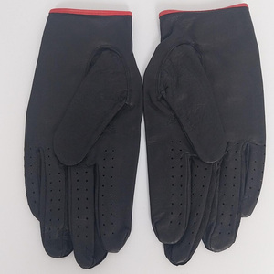 Breathable Leather Wholesale Supplier Premium <b>Men</b>’s <b>Driving</b> <b>Gloves</b> Manufacturer Custom Logo Auto Racing Leather <b>Gloves</b> - Product Image 5