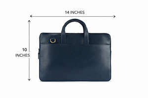 Luxury Genuine Leather Business Briefcase for Men Zipper Closure Business Office Carry <b>Bag</b> Durable Custom Logo Available - Product Image 6