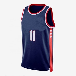 Nouveau Design 3D Motif Sublimation Maillot de Basketball Polyester Séchage Rapide Respirant Team Party Motif Personnalisé Maillot de Basketball - Product Image 1