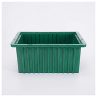 Caisse logistique empilable en plastique PP écologique personnalisée OEM avec surface lisse, conteneur de stockage
