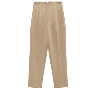 Pantalons chino pour femmes fabriqués au Vietnam tissu sergé de coton OEM ODM usine de marque privée exportateur - Product Image 6