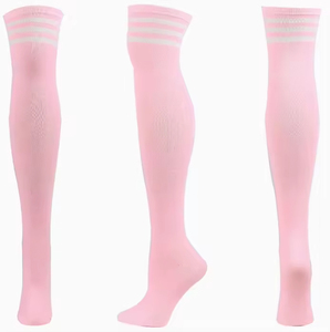 Calcetines Largos por Encima de la Rodilla para Mujer, Gruesos, de Spandex/Algodón, Cálidos, Transpirables, Tejidos, con Opción de Logotipo Personalizado, para Uso Diario en Invierno - Product Image 5