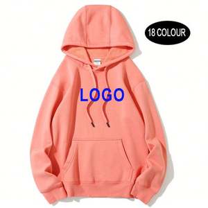 Sweat-shirts à capuche épais 550 g/m² personnalisables avec logo, pulls unis de haute qualité, sweats molletonnés oversize vierges unisexes - Product Image 2