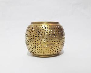 Handcrafted Wooden <b>Tree</b> of Life Tea <b>Light</b> Candle Holder | 3-Cup Metal Silhouette Votive Stand | Modern Luxury Home Decor Gift - Product Image 3