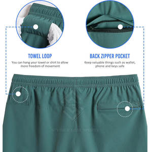 High Quality Men Solid <b>Mid</b> Waist Fleece Shorts Eco-Friendly Breathable Quick Dry Casual Wear Hot Sale - Product Image 2