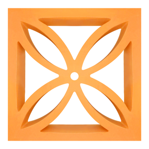 Ladrillos de ángulo hueco sinterizados TUILDONAI T33 de 8400 piezas personalizados, ladrillos de arcilla hechos a mano para exteriores, diseño de flor de limón. - Product Image 5