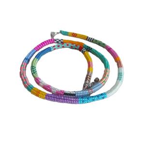 Collier tendance en perles de rocaille personnalisées, chaînes perlées multicouches, fait main, couleur et taille personnalisables, unisexe - Product Image 4