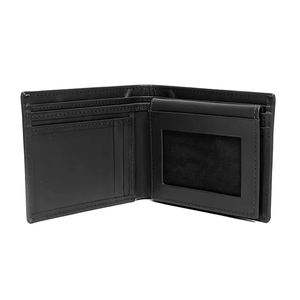 <b>Men</b> <b>Wallet</b> Wholesale Genuine Leather Low MOQ Business Multi Card Short Leather High Quality Custom <b>Black</b> Premium Card Holder - Product Image 1