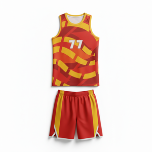 Tenues de basketball professionnelles, ensembles de maillots de basketball personnalisés en sublimation intégrale pour la vente en gros - Product Image 5