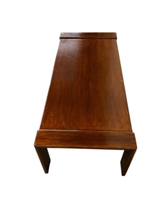 Mesa de Centro Moderna Personalizable, Mesa de Centro Industrial de Metal y Madera con Estante de Almacenamiento para Sala de Estar, Oficina, Dormitorio - Product Image 1