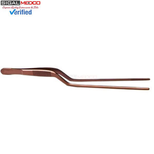 SIGAL MEDCO - Juego de 5 Pinzas de Cocina de Acero Inoxidable de Alta Calidad, Pinzas Largas Curvas y Puntiagudas, Utensilios para Cocinar y Asar a la Parrilla - Product Image 5