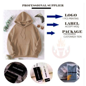 100% coton unisexe pull à capuche personnalisé polaire pull hommes grand sweat à capuche en mélange de charbon de bois hiver blanc pour hommes polaire vêtements - Product Image 5