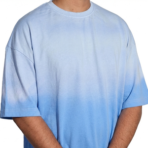 Nouveau T-shirt Tie-Dye Ample et Respirant pour Homme – Confortable, Séchage Rapide, Couleur Unie, Usage Quotidien, 100% Coton – Prix de Gros - Product Image 3