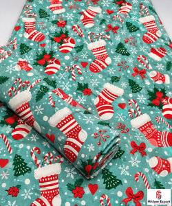 Tela de Algodón Ankara con Estampado Africano, Estampado Navideño, Textil de Moda para Prendas, Venta al Por Mayor, Fabricante Personalizado OEM ODM - Product Image 1