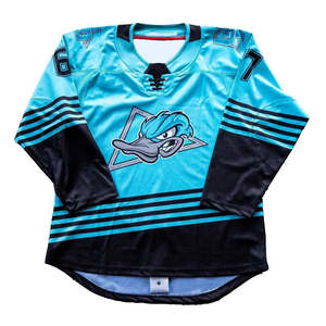 Número de camiseta de hockey sobre hielo de color personalizado |   Camisetas de Hockey Personalizadas con Impresión 3D y Bordado, 100% Poliéster Transpirable de Secado Rápido, OEM - Product Image 1