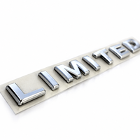 Badge Emblème de Voiture 3D ABS Chromé Universel de 11 Pouces en Gros, Édition Limitée, Moulé sous Pression, Lavable à l'Eau, Personnalisable en Gros