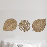 Décoration murale en osier écologique pour la maison et le jardin, emballage personnalisé