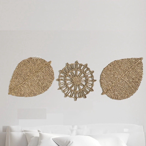 Décoration murale en osier écologique pour la maison et le jardin, emballage personnalisé - Product Image 1