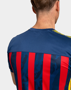 Vêtements de football américain unisexes légers à motif lettres, col en V, manches longues, tissu en maille respirant, polyester, adulte - Product Image 4