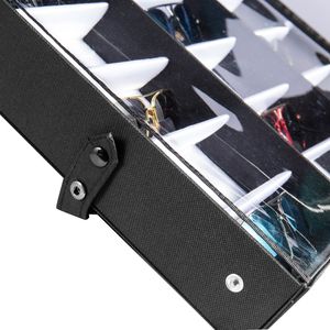Espositore per Occhiali da Sole a 18 Scomparti Personalizzabile in Tessuto e Acrilico, Confezionato in Scatole - Product Image 6