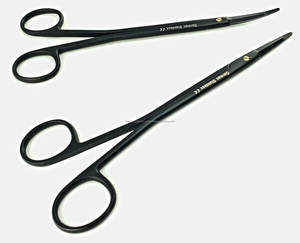 กรรไกรยกกระชับใบหน้า Gorney ขนาด 230 มม. ชุด Super Cut 2 ชิ้น ปลายแบน STR/CVD เครื่องมือผ่าตัดพลาสติกความแม่นยำสูง ผลิตในเยอรมนี ได้รับการรับรองมาตรฐาน CE - Product Image 1