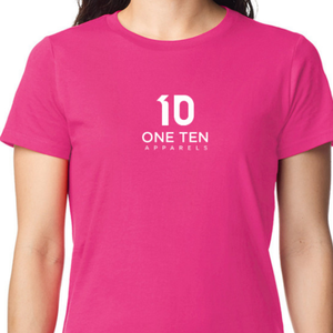 Camiseta de Mujer de Peso Medio en Color Heliconia, Algodón Suave, Manga Corta, Cómoda, Informal, Básica, de Primera Calidad - Product Image 4