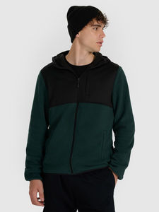 Chaqueta de Forro Polar Larga para Hombre, Estilo Deportivo Informal, Corte Ajustado, Ligera, de Alta Calidad, 100% Algodón, Cómoda y Duradera - Product Image 3