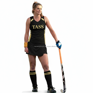 Uniforme de hockey sur gazon à manches courtes, séchage rapide, respirant, personnalisable, OEM, vente en gros - Product Image 1