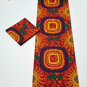 Tela de Algodón Ankara y Estampado Africano Ghana de Alta Calidad para Moda Femenina, Manualidades y Mercado Textil - Product Image 1
