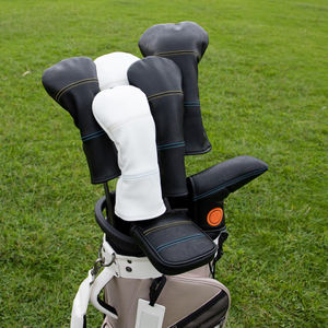 Housse de tête de club de golf personnalisée OEM en cuir PU, doublure intérieure douce, surface imperméable et taille universelle pour tous les golfeurs - Product Image 5