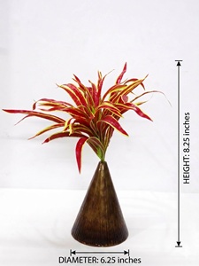Vantage Iron Brass Antique Flower <b>Vase</b> with <b>Unique</b> Colors American Style Fancy Simple Table Top Hot Sale Home Decor Flower <b>Vase</b> - Product Image 5