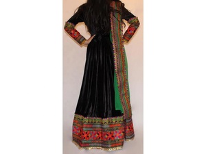 Afghan Kuchi Dresses Tribal Ethnic Vintage Kuchi Dress, Afghan/Pakistan Kuchi Party Traditional Vibrant Colors Dresses - Product Image 4