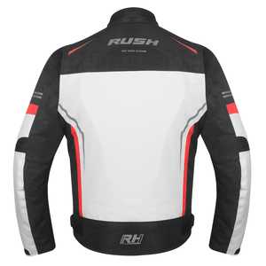 Rushmoto Sports Men's % Polyester Textile 220g Racing Jacket-Motorcycle Protective Gear Plus Size Breathable Waterproof Quick - Product Image 2
