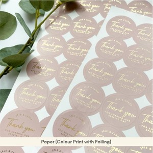 Custom Foil Stickers Gold Silver Foil <b>Label</b> Printing Metallic Adhesive Sticker Luxury <b>Packaging</b> <b>Label</b> - Product Image 6
