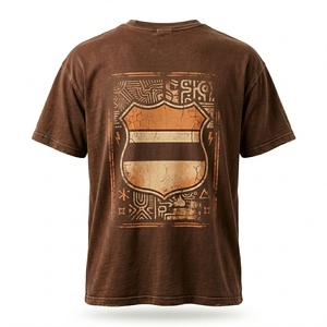 เสื้อยืดพรีเมียมทรงปกติ สไตล์วินเทจ ผ้าฝ้าย 100% คอกลม แขนสั้น พิมพ์ลายกราฟิก พร้อมส่ง - Product Image 2